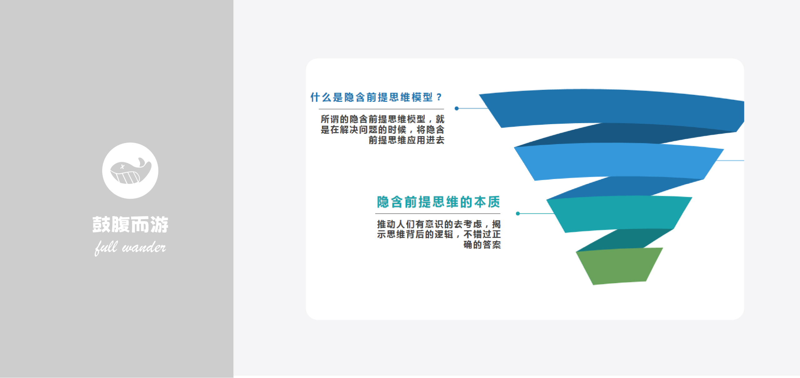 隐含前提 Implicit Assumption-鼓腹而游