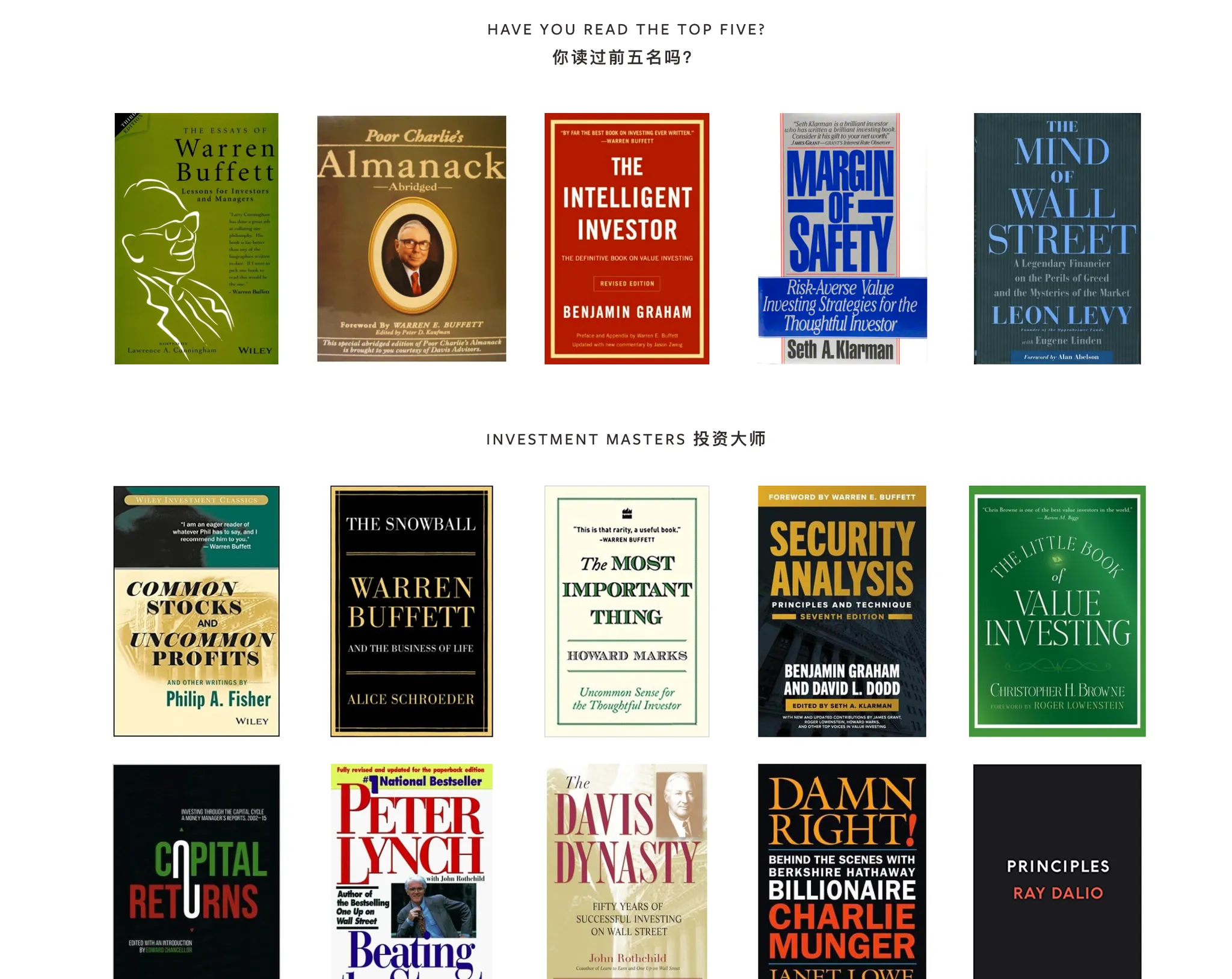 图片[2]-Investment Masters Class-顶级投资者的经验教训-鼓腹而游